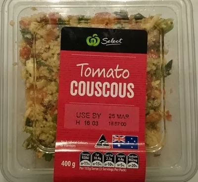 Tomato Couscous Woolworths Select, Woolworths 400g, code 9300633731212