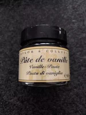 Vanille-Paste Taylor & Colledge 65 g, code 9300641001062