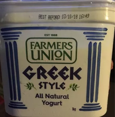 Farmers Union Greek Style Natural Yogurt Farmers Union 1 kg, code 9300658228537