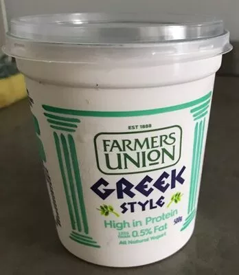 Greek yoghurt high protein Farmers Union , code 9300658407840