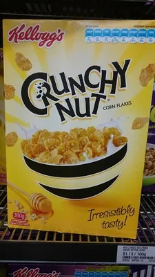 Crunchy nut corn flakes Kellogg's 380 g, code 9310055536579