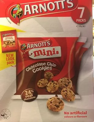 Chocolate chip cookies Arnott's,  Arnotts , code 9310072029863