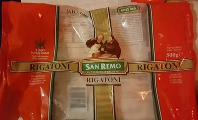 San Remo Rigatoni San Remo 500 g, code 9310155202732