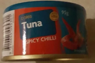 Coles Tuna Spicy Chilli Coles 95g, code 9310645095301