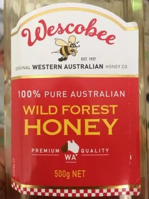 Miel Australien de Forêt Sauvage Wescobee 500 g, code 9310804500189