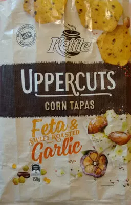Uppercuts Feta & Roasted Garlic Flavoured Corn Chips Kettle 150 g, code 9310988017022