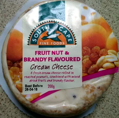 Fruit Nut And Brandy Flavoured Cream Cheese South Cape 200g, code 9314441706522