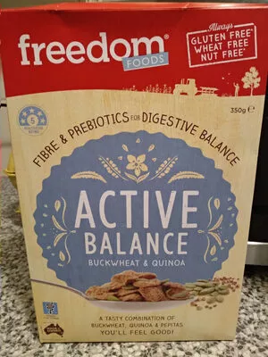 Active balance buckwheat & quinoa freedom foods 350g, code 9315090201345