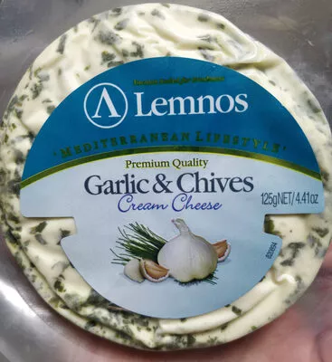 Garlic & Chives Cream Cheese Lemnos 125 g, code 9316389002834