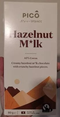 Pico Vegan Organic Hazelnut Milk  80 g, code 9340784001956