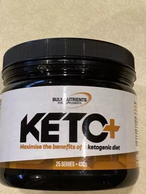Keto+ Bulk Nutrients 430g, code 9341816007915
