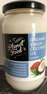 Organic virgin coconut oil planet food 350 ml, code 9347808000759