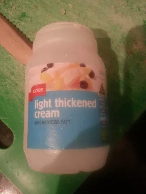 Light thickened cream coles 300ml, code 93601115