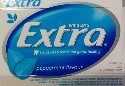 Extra - Peppermint Wrigley's Extra, Wrigley's 27 g, code 93613910
