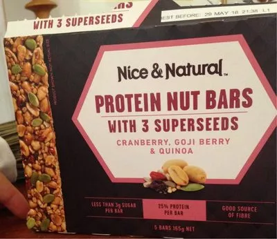 Nice & Natural Protein Nut Bars Nice & Naturzl, nice & natural 5, code 9400563451331