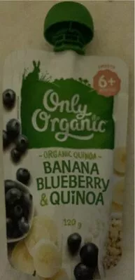 Banana Blueberry & Quinoa Only organic 120g, code 9403145303714