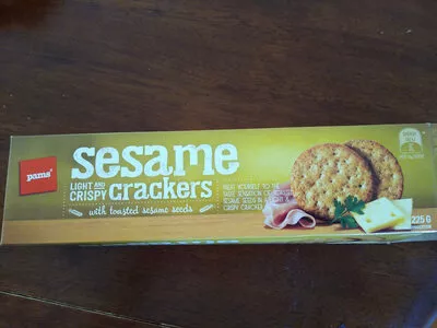 Sesame light and crispy crackers Pams 225 g, code 9415077081943