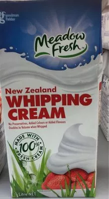 Meadow Fresh Whipping Cream 1L  , code 9415522001779