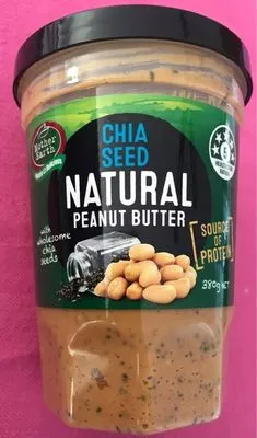 Mother Earth Chia Seed Natural Peanut Butter Prolife Foods 380g, code 9416050532414