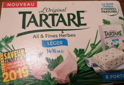 Tartare Ail et fines herbes Léger 14% Tartare, Savencia , code 94551174