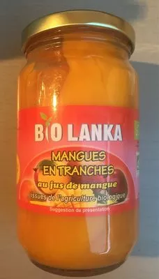 Mangues en Tranches au Jus de Mangues Bio Lanka 350 g, code 9501006520215