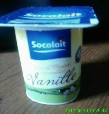 yaourt vanille Socolait 100 g, code 9501100433152