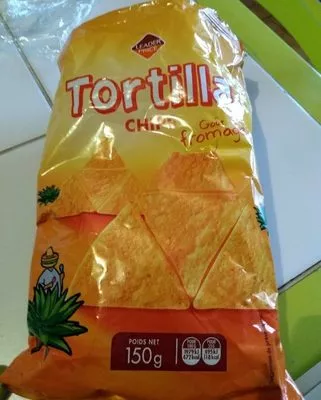 Tortilla chips goût fromage Leader Price , code 95453002