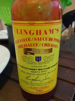 Chilli Sauce LINGHAM'S 358g, code 9556018000088
