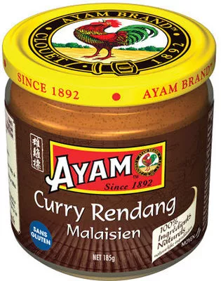 Curry Paste For Beef Rendang, Medium Ayam 185 g, code 9556041612609