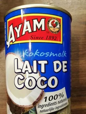 Lait de coco Ayam , code 9556041614245