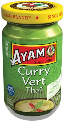 Pâte de curry vert thaï Ayam 100 g, code 9556041780612