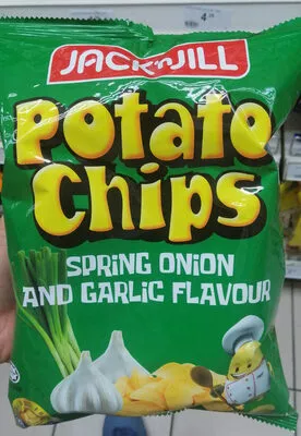 Jack and Jill potato chips spring onion & garlic  , code 9556196101683
