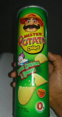 Mister Potato Crisps Sour Cream & Onion มิสเตอร์ โปเตโต้, Mister potato 100 g, code 9557062331135