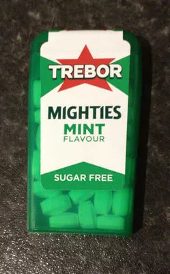 Trebor Mighties Mint Flavoue Trebor, Mondelez 12.6 g, code 96143988