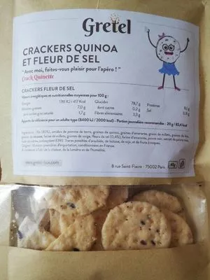 Crackers quinoa fleur de sel  , code 9782011356895