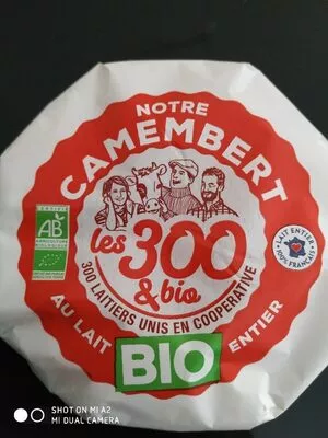 Notre camembert bio Les 300 & bio , code 990530101006053432